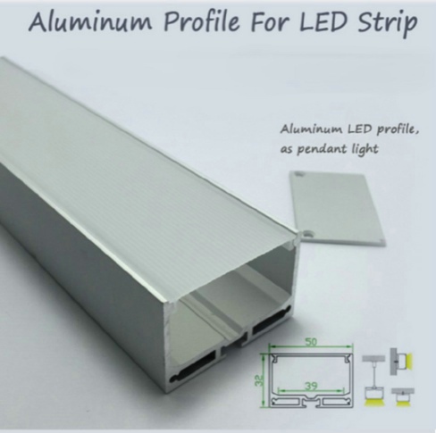 R 2 U 046 ALU LEDプロフィールワイドU字アルミニウム押出フレキシブルLEDストリップライトヒートシンクチャンネル
